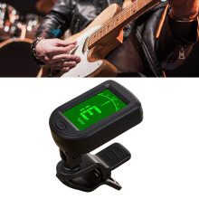Digitaler Clip-On-Gitarrentuner mit Hintergrundbeleuchtung & Mehrwinkelanzeige für den Ukulele