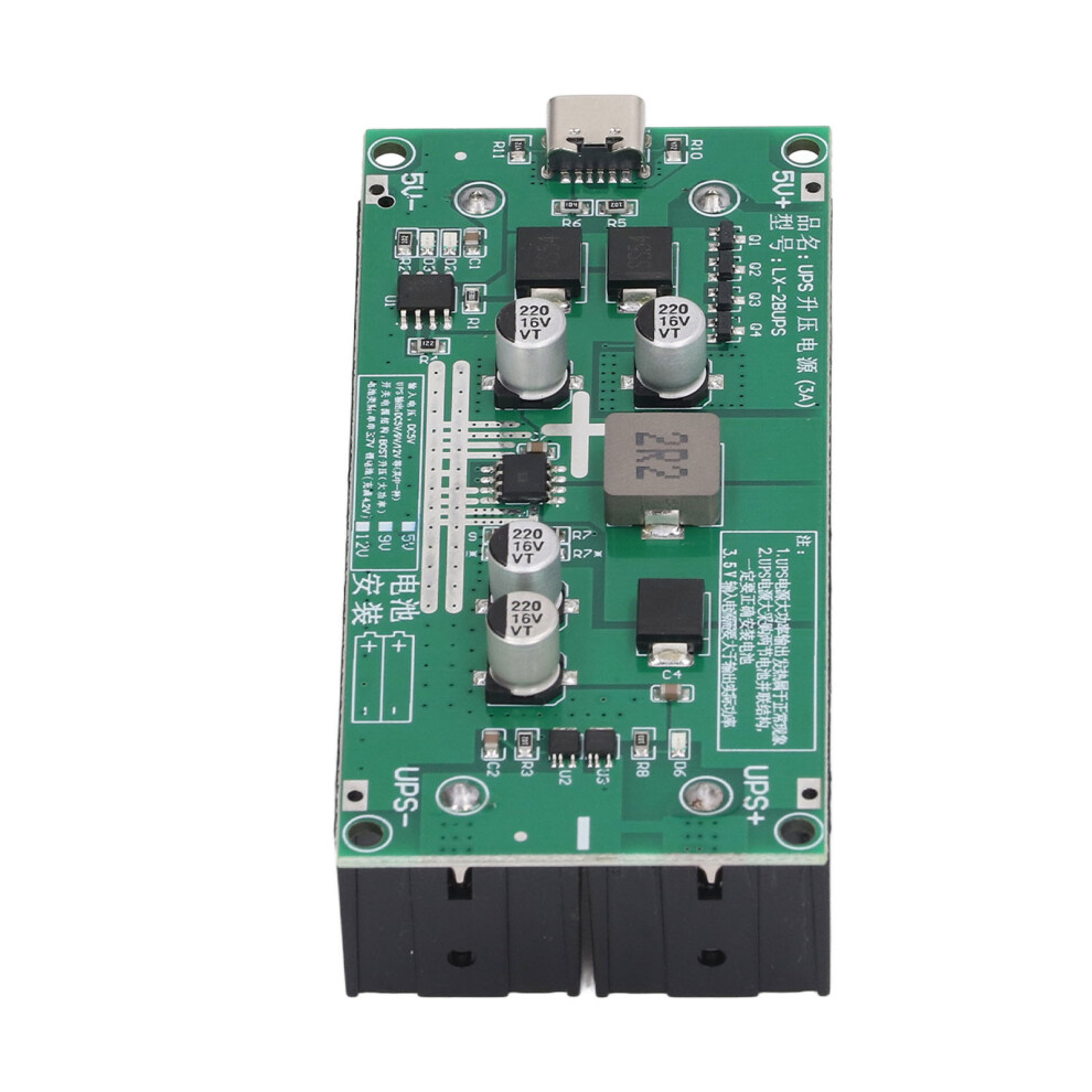 15W 3A High Power Ups Battery Boost Charging Module For 18650 Lithium Cells 7891388169914