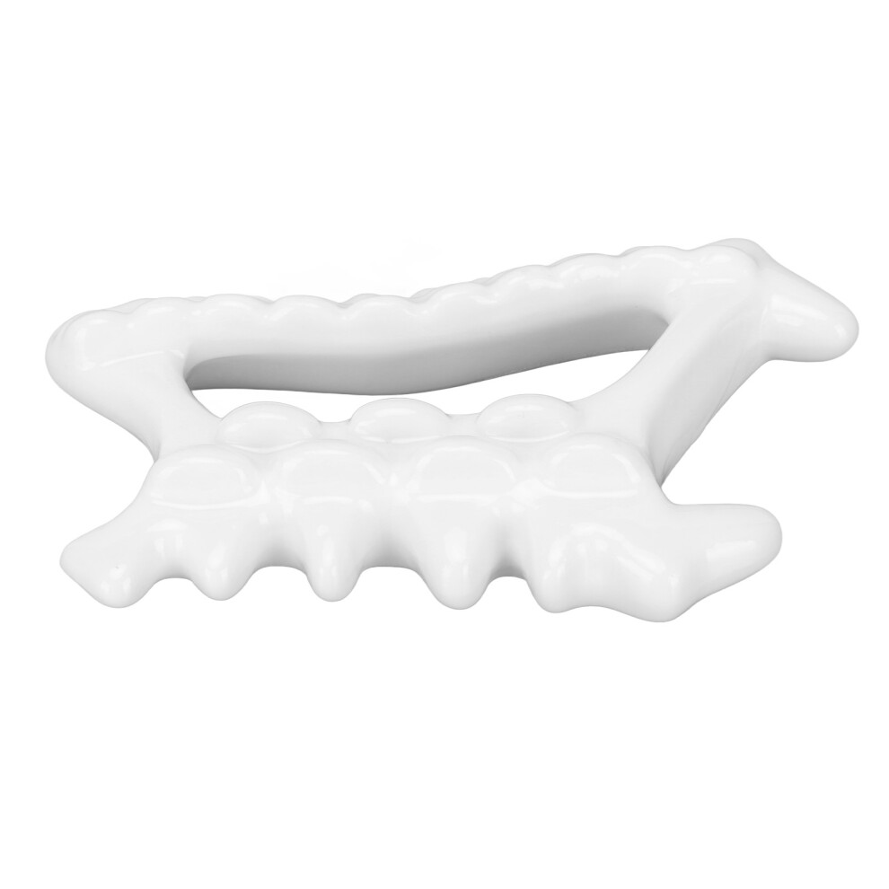 Ceramic Gua Sha Massage Tool for Face, Neck, Shoulders - Detox & Tighten
