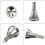Deburring Tool for Stainless Steel Drill Bits, 8-32 Sizes Portable Compact Hand Tool for Multiple Materials 2