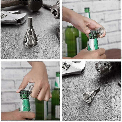 Deburring Tool for Stainless Steel Drill Bits, 8-32 Sizes Portable Compact Hand Tool for Multiple Materials 2