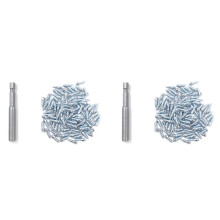 200 Pièces Pointes pour Pneus Roue de Scooter Universelle Pneu Neige Pointes Goujons Pneus Anti-Dérapant Vis Goujon Garniture 4X9mm