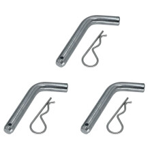 3X Perno E Clip per Gancio di Traino Gancio di Traino per Impieghi Gravosi con Diametro di 5/8 Pollici per Supporto Un Sfera per Gancio di Traino con