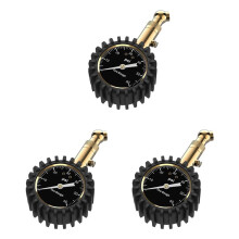 3X Tire Pressure Gauge - (0-60 PSI) Heavy Duty, Accurate with Glow Dial, Low - High Air Pressure Gauge