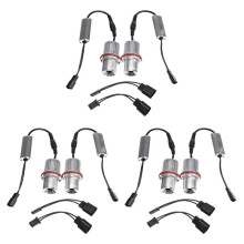 6 Pièces 45W Blanc LED Voiture Yeux D'Ange LED Marqueur HALO Anneau Ampoule Phare Ampoule pour E39 E53 E60 E61