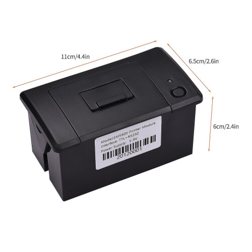 Stampante termica per scontrini da 58 mm compatibile con sistemi POS (ESC/POS), interfacce USB, RS232 e TTL, Windows, Linux e Android. 2