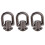 D Ring Rivets 20PCS 16x12mm Metal Studs for DIY Leather Projects Gray 2