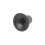 Guitar Knobs 6Pcs Black Silver Plastic Aluminium Replacement for 6mm Control Shaft 5