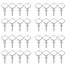 32 Pieces Bottle Opener Kit Metal Bottle Opener DIY Beer Bottle Opener Blank Bottle Opener
