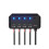 Fuse Box 20A 4 Way with LED Indicator, ABS Material, Compatible with Car Motorcycle 12V Electrical System 3