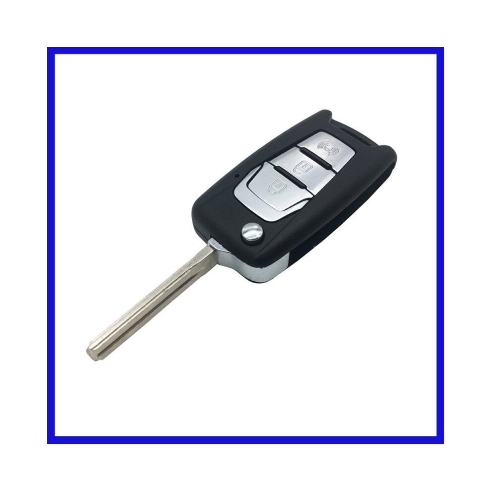 For Ssangyong Korando Actyon C200 2016 2017 Flip Fob Case Cover Switchblade 3 Buttons Folding Remote Car Key Shell 6935161660968
