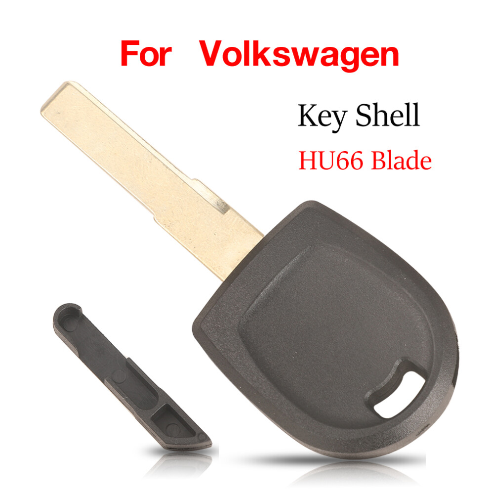 10Pcs Transponder Car Key Shell Case For Vw Passat Golf Phaeton Kaninchen Beetle Cabriolet Polo Hu66 Blank Blade 6935161675641