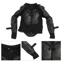 Motorcycle Full Body Protection Jacket XL-XXXL Black, Long Sleeve