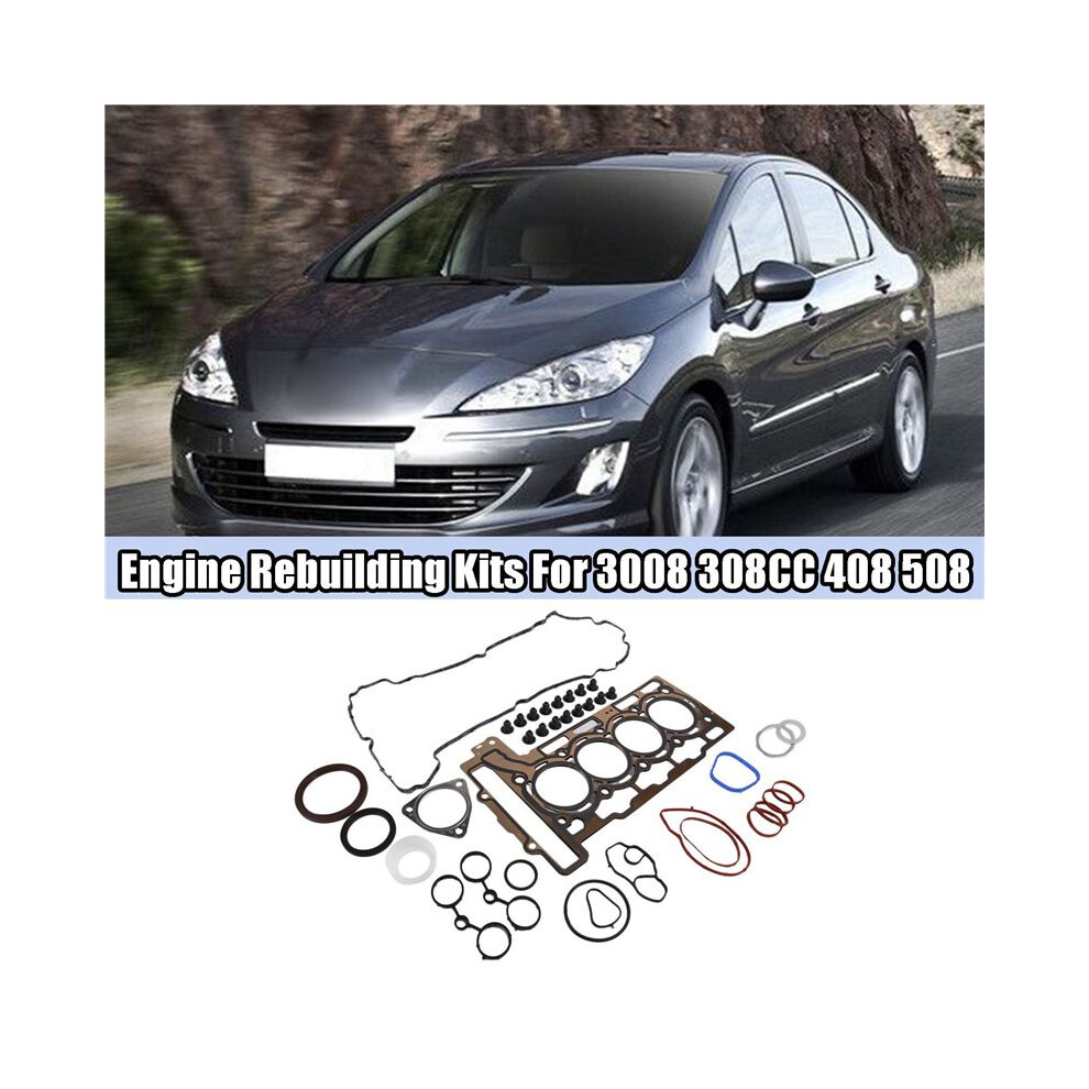 2X 60924414687 0197P8 Car Engine Rebuilding Kits For Rcz 3008 308Cc 408 508 C5 Ep6 1.6T 4712143513298