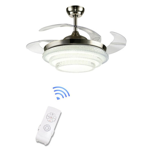 4X Universal Ceiling Fan Lamp Remote Control Kit AC 110V Timing Setting  Adjuste Wind Speed Transmitter Receiver 1