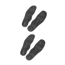 2 paires de semelles intérieures en PVC pour chaussures, acupression et soutien de la voûte plantaire