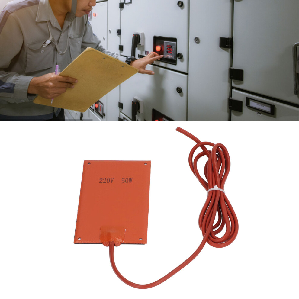 Silicone Rubber Heating Pad 90x150mm AC220V for Electric Cabinet