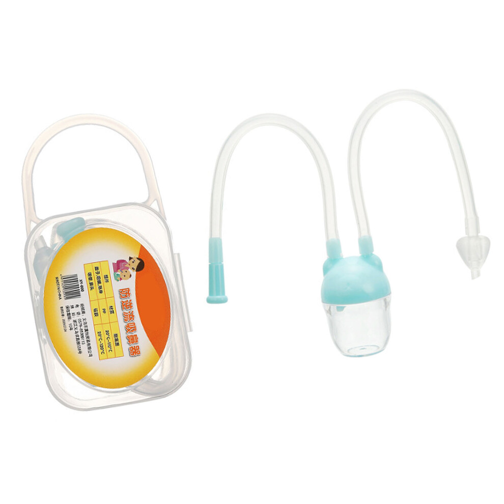 Baby Nasal Aspirator, Adjustable Suction, Portable, Blue