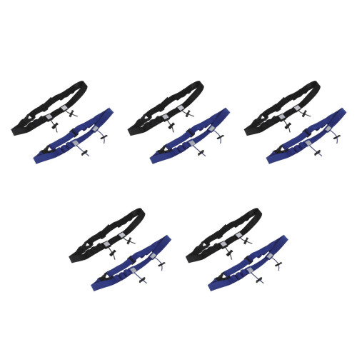 10Pcs Adjustable Running Bib Belt with Storage Loops for Marathon Race