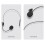 2X Wireless Microphone System,Wireless Microphone Set with Headset & Lavalier Lapel Mics Beltpack Transmitter Receiver 2