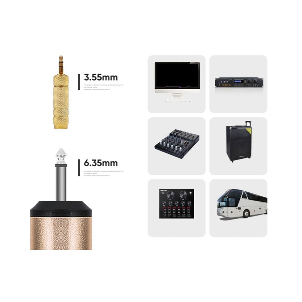 2X Wireless Microphone System,Wireless Microphone Set With Headset & Lavalier Lapel Mics Beltpack Transmitter Receiver 4713906124393
