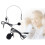2X Wireless Microphone System,Wireless Microphone Set with Headset & Lavalier Lapel Mics Beltpack Transmitter Receiver 6