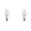 2X 85-265V E27 PIR Motion Sensor Lamp 12W Bulb with Motion Sensor Infrared Motion Detector Security Light Warm Light 1