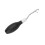 Oval Rubber Handle Latch Hook Needle for Fabric Crafts 16.5cm Black 1