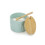 Sucrier Balvi en céramique et bambou - Turquoise 3