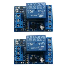 2X 2 in 1 Pump pour Water Automatic Controller DC12V Liquid Level Sensor Relay Module
