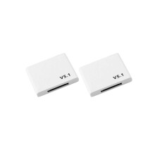 2X Récepteur Audio 5.1 30 Broches A2DP Musique Adaptateur Sans Fil pour Haut-Parleur Analogique Jack 30 Broches Blanc