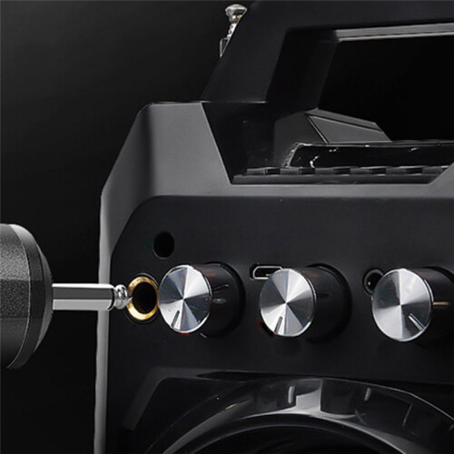 4X UHF Portable Wireless Headset/ Lavalier Lapel Microphone with Bodypack Transmitter and Receiver 1/4 Inch Output 2