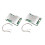 2X Placa da Proteção da Bateria de Lítio 4S 12V 100A LiFePO4 com Equilíbrio da Bateria Do Poder/Placa da Proteção Do PCB Do BMS 1
