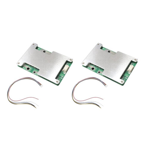 2X Placa da Proteção da Bateria de Lítio 4S 12V 100A LiFePO4 com Equilíbrio da Bateria Do Poder/Placa da Proteção Do PCB Do BMS