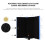 3-Plate Studio Mic Isolation with Folding Pop Filter, EVA Foam, 450*300*45mm 3