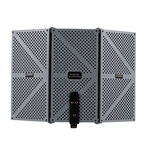 3-Door Microphone Isolation Pop Filter & Wind Screen, 450x300x45mm 2