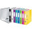 LEITZ Raccoglitore WOW, 180 gradi, A4, 80 mm, giallo 0,000000 Nero 2