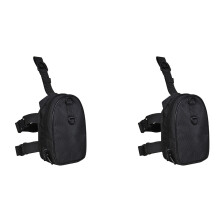 2X Diving Thigh Pocket Diver Zipper Storage Pouch with Leg Belt Straps Diving Cargo Bag for Technical Scuba Divers