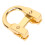 Archery Metal D Loop U Shape Ring Aluminum Alloy Gold 7g Archery Accessory 5