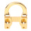 Archery Metal D Loop U Shape Ring Aluminum Alloy Gold 7g Archery Accessory 16
