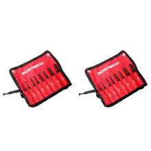 16Pcs Professional Roll Pin Punch Set Case Pin Punch Tool Pin Grip Roll Pin Punch for Jewelry and Watch Repair