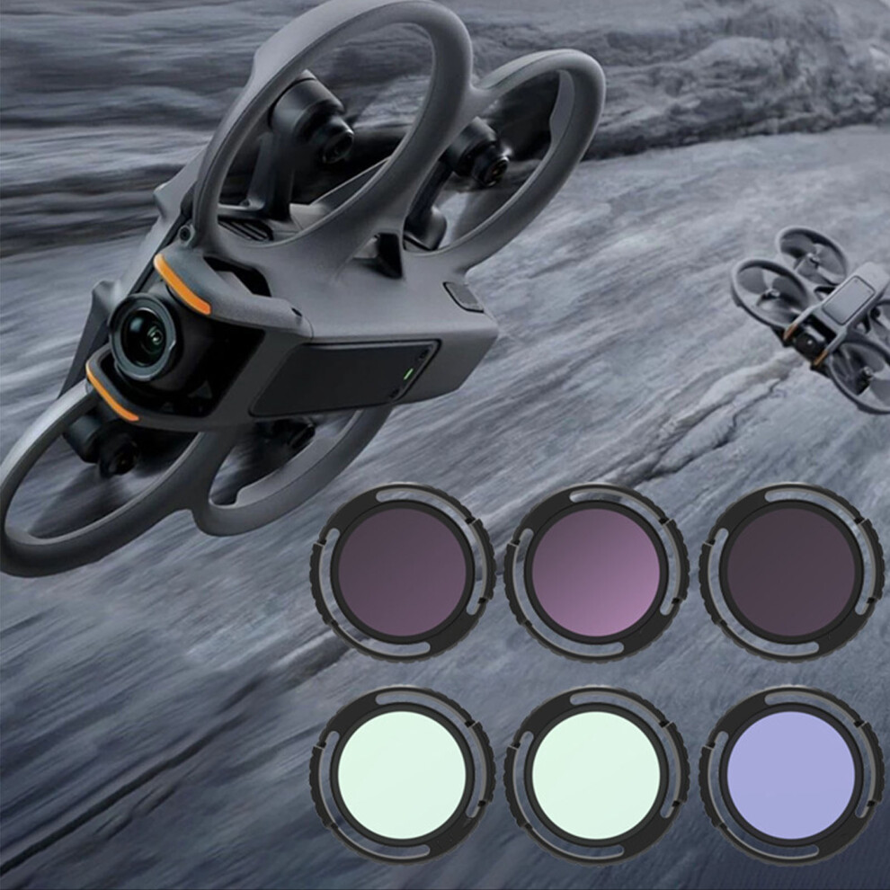 Aluminum Alloy Starlight Filter For Avata 2 Drone With Storage Box 4661388173456