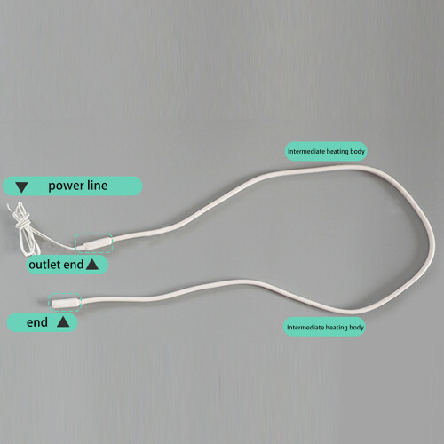 5m Silicone Rubber Pipe Heating Cable 200W 70C Frost Prevention AC220V System 2