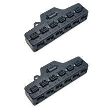 2X 6Ports Quick Connect Out Splitter Quick Splitter Out Splitter Lighting LED Strip Model Lghts Railway Layout