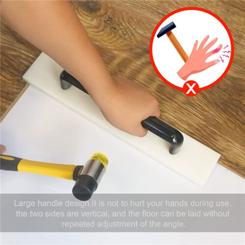 2X Tapping Block for Vinyl Plank Flooring Install Flooring Tapping Block with  Handle Lengthen Floor Tools (300mm) 1