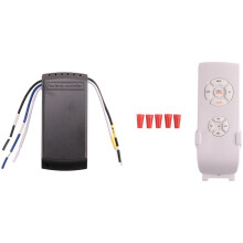 2X Universele Plafondventilator Lamp Afstandsbediening Kit AC 220V Timing Instelling Schakelaar Aanpassen Windsnelheid Zender Ontvanger