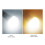 2X 85-265V E27 PIR Motion Sensor Lamp 12W Bulb with Motion Sensor Infrared Motion Detector Security Light Warm Light 2