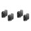 4PCS Speaker Mount Wall Bracket Stand Surround Holder Adjustable Swivel and Tilt Angle Rotation 1