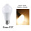 2X 85-265V E27 PIR Motion Sensor Lamp 12W Bulb with Motion Sensor Infrared Motion Detector Security Light Warm Light 5