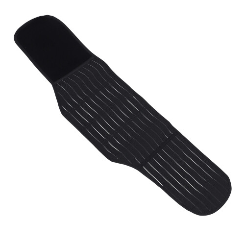Faja abdominal transpirable 87x23 cm, 120 cm negro 2